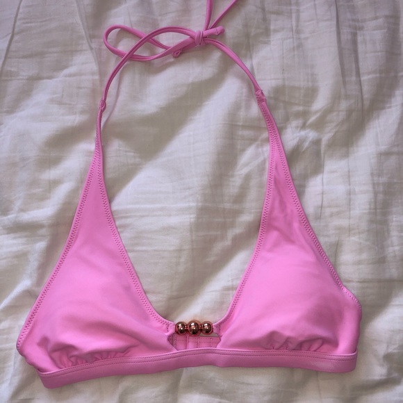 aerie Other - NWOT Aerie Hot Pink and Rose Gold Bikini Top